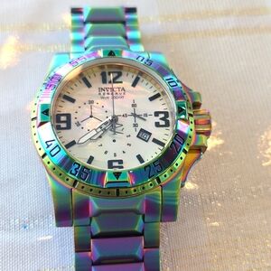 RARE Invicta Men's Reserve Mother Of Pearl Dial Watch